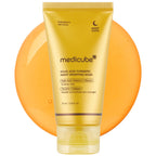 medicube Wrapping Mask Collagen - Overnight Peel Off Facial Mask | Elasticity & Hydration Care, Reduces Sagging & Dullness - Hydrolyzed Collagen For Glowing Skin, Korean Skin Care, 2.53 fl.oz