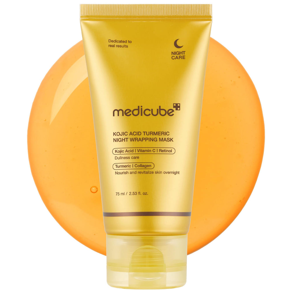 medicube Wrapping Mask Collagen - Overnight Peel Off Facial Mask | Elasticity & Hydration Care, Reduces Sagging & Dullness - Hydrolyzed Collagen For Glowing Skin, Korean Skin Care, 2.53 fl.oz