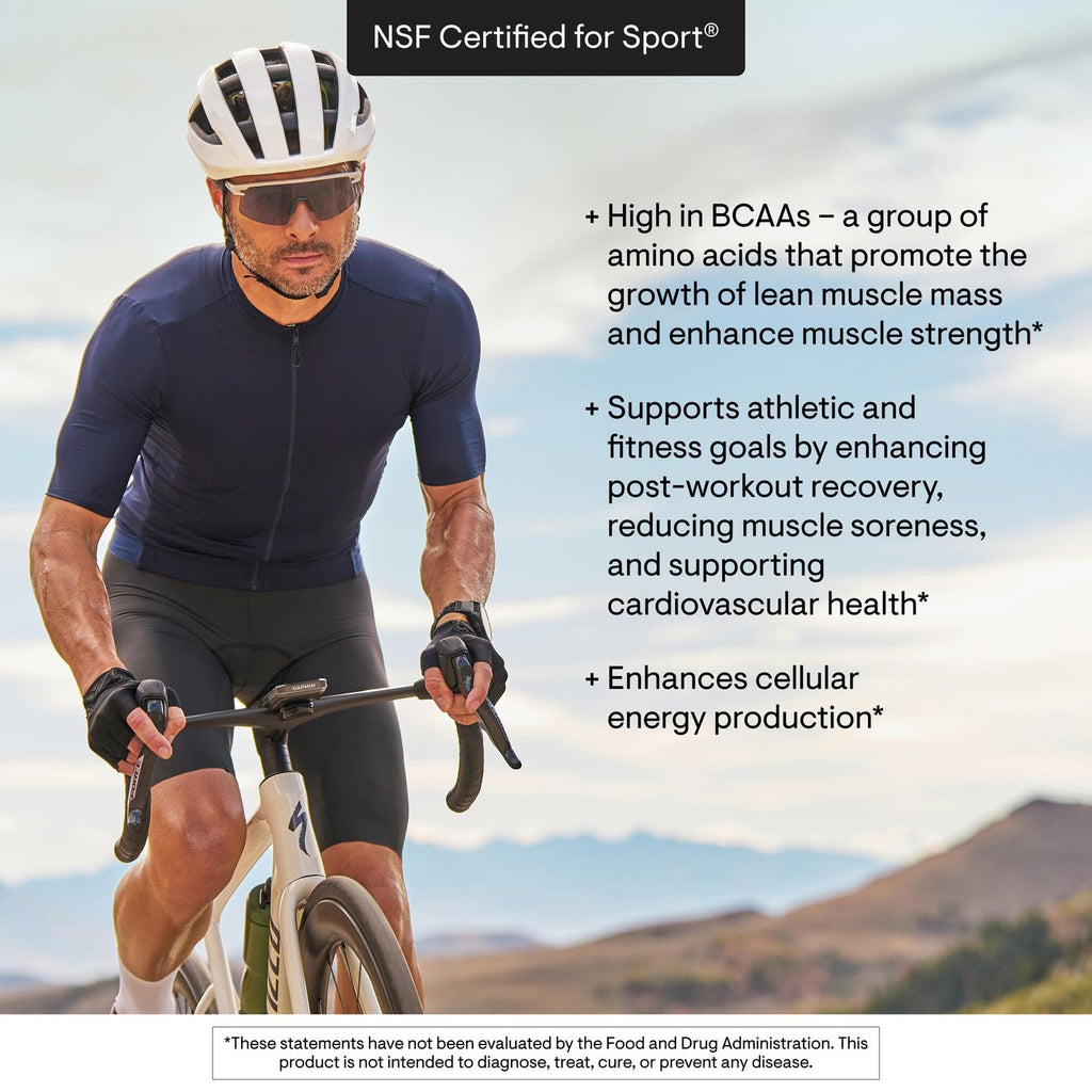 THORNE Amino Complex, Clinically Validated EAA & BCAA Powder, 30 Servings | Supports Lean Muscle Mass & Exercise Recovery*, for Pre or Post-Workout, Lemon, Dairy-Free, NSF Certified for Sport