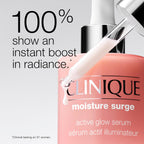 Buy now Clinique Moisture Surge Active Glow Serum with Lactic Acid, Hyaluronic Acid + Vitamin C | Hydrating, Lightweight + Oil Free at indiglob india