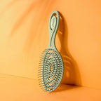 Buy now Ninabella Detangle Hair Brush for Women & Men - Does not Pull - Straightening Brushes for Straight & Curly Hair - Unique Spiral Detangling Hairbrush - Green at indiglob india