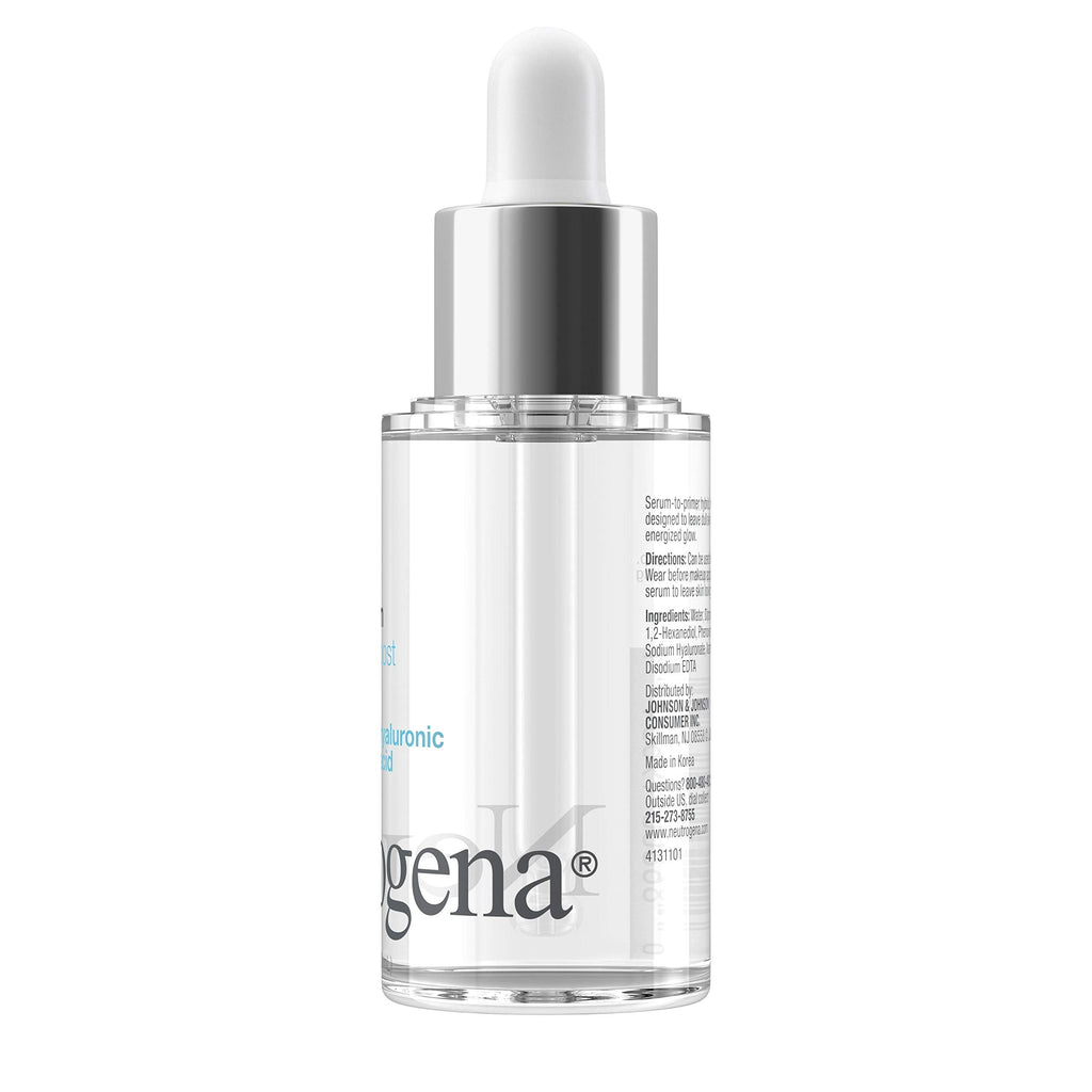 Buy now Neutrogena Hydro Boost Glow Booster Primer & Serum, Hydrating & Moisturizing Face Serum-to-Primer Hybrid, Infused with Purified Hyaluronic Acid & Designed to Instantly Hydrate, 1.0 fl. oz at indiglob india