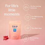 TRIP Calm Magnesium Glycinate Powder, Relaxation Drink Mix Pomegranate 30ct