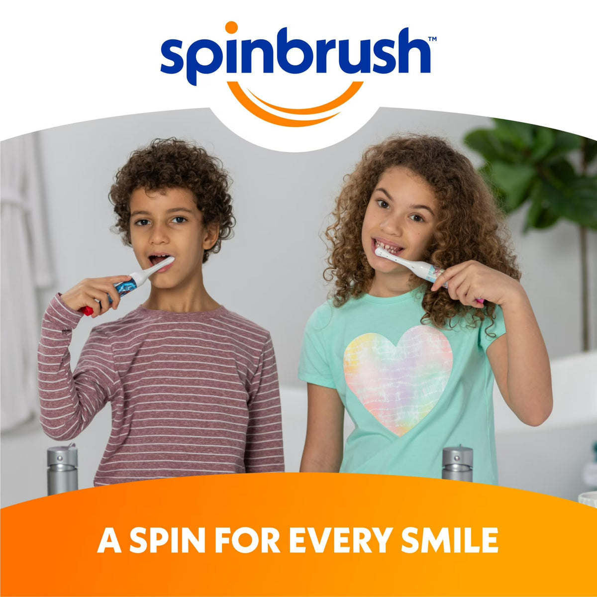 Spinbrush Monster Jam Grave Digger Battery Powered Electric Toothbrush for Children Ages 3+ with AA Battery, Soft Head Bristles