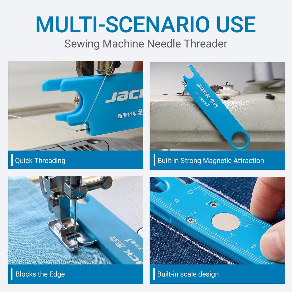 Jack Quick Needle Threader for Sewing Machine, 3-in-1 Sewing Supplies