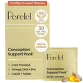 Perelel Conception Fertility Prenatal Vitamins, Folate, CoQ10 & DHA Omega 3 | Women's Fertility Support Multivitamin, Choline, Vitamin B6, & Vitamin D, Soy & Gluten Free, Non-GMO, 30 Daily Pill Packs