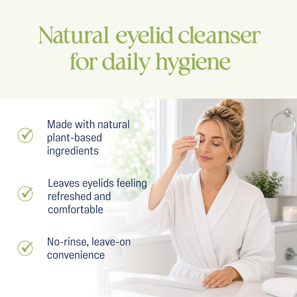 OCuSOFT Lid Scrub Earth Natural Eyelid Cleanser – 30 Pre-Moistened Pads