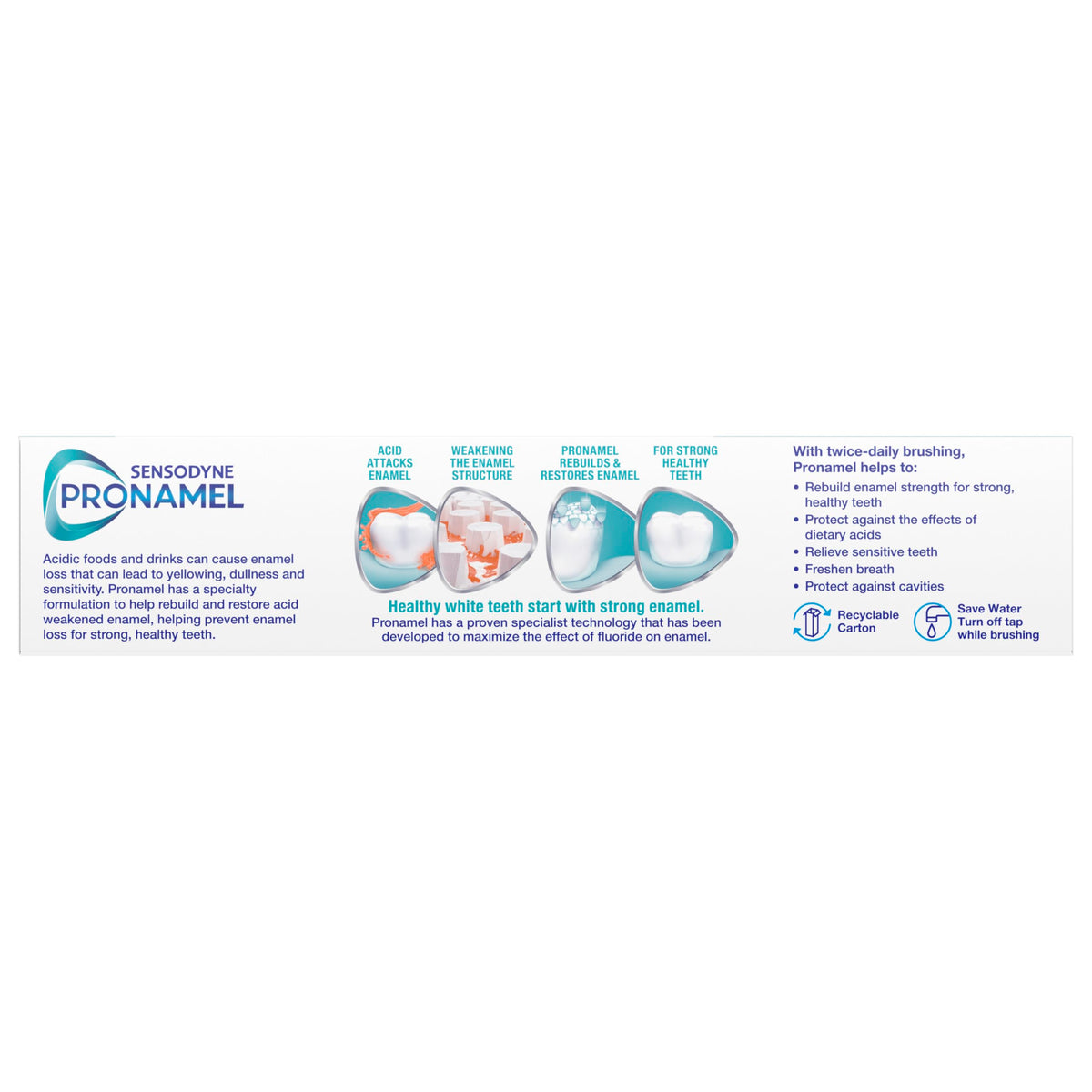 Sensodyne Pronamel Fresh Breath Enamel Toothpaste, 4 oz (4 Pack)