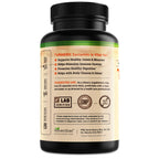 Nature's Base Turmeric and Ginger Supplement with Curcumin, ACV & BioPerine | Joint & Digestive Support, 95% Curcuminoids, Apple Cider Vinegar, Black Pepper Extract for Enhanced Absorption, 240 Capsules