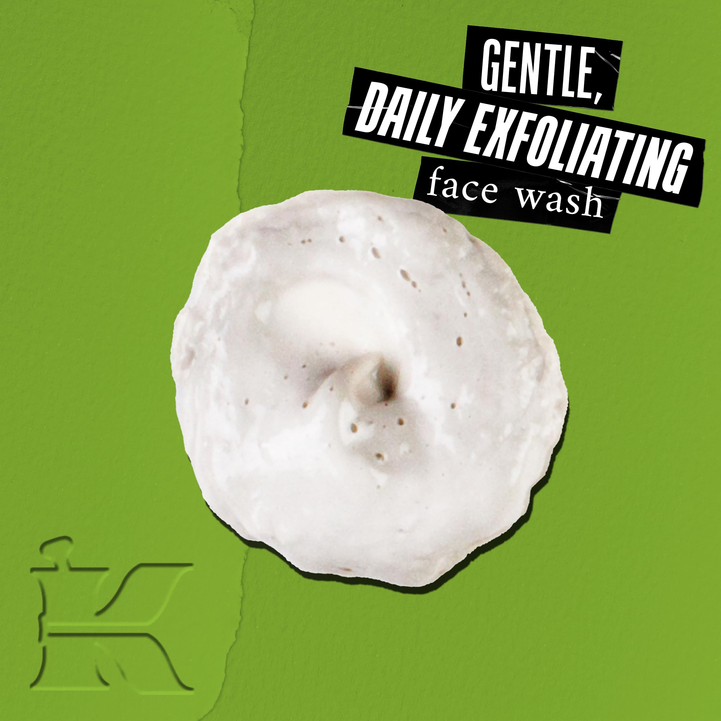 Buy now Kiehl's Rare Earth Deep Pore Daily Cleanser, Gentle Exfoliating Face Wash for Oily Skin, Detoxifies & Exfoliates Skin, Minimizes Pores, with Amazonian White Clay, Fragrance-free - 5 fl oz at indiglob india