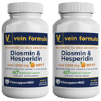 VITASUPPORTMD Vein Formula Diosmin Hesperidin 1000mg, Micronized Bioflavonoids for Healthy Blood Circulation, Vein Support Supplement for Legs and Feet, 180 Capsules (Pack of 3)