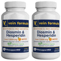 VITASUPPORTMD Vein Formula Diosmin Hesperidin 1000mg, Micronized Bioflavonoids for Healthy Blood Circulation, Vein Support Supplement for Legs and Feet, 180 Capsules (Pack of 3)