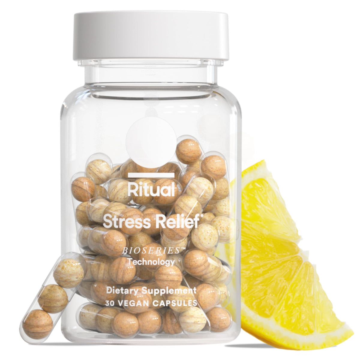 Ritual Stress Relief Supplement - Ashwagandha - 30 Capsules - 30 Servings