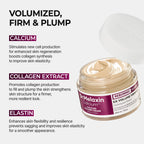 Dr.Melaxin Calcium Intense Firming Cream with Collagen & Elastin, Lifting & Volumizing Face Cream for Sagging Skin, Niacinamide for Plumping Care, 1.69 fl.oz
