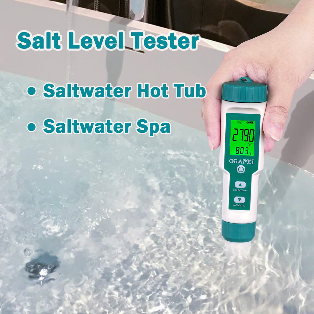 Pool Salt Tester pH and Salt Meter for Saltwater Pool pH Tester