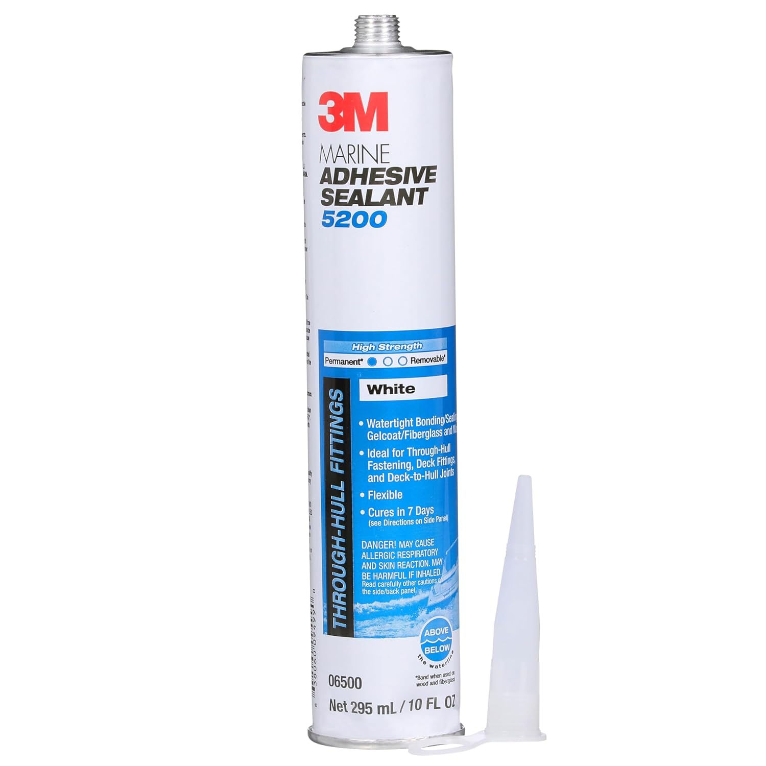Buy now 3M Marine Adhesive Sealant 5200 (06500) Permanent Bonding and Sealing for Boats and RVs Above and Below the Waterline Waterproof Repair, White, 10 fl oz Cartridge at indiglob india