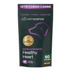 VetriScience Extra Strength Healthy Heart Chews for Dogs, Chicken, 60 Count