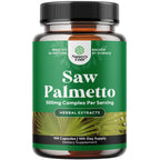 Saw Palmetto for Men Prostate Support - 500mg per Serving - 100 Capsules | Prostate Health Supplement for Men - Herbal Supplement for Urinary Support - Healthy Hair Support - Non-GMO - 100 Servings