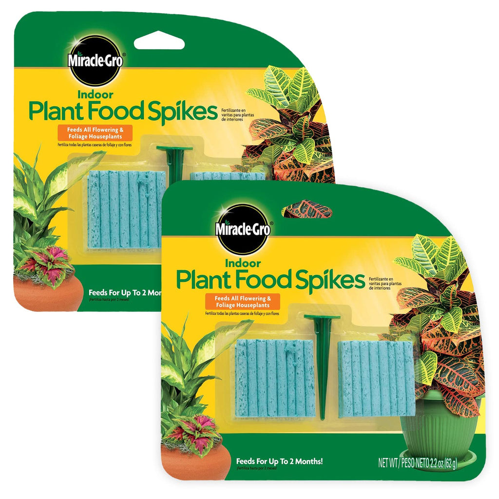 Miracle-Gro Indoor Plant Food Spikes, 48 Spikes (2-Pack)