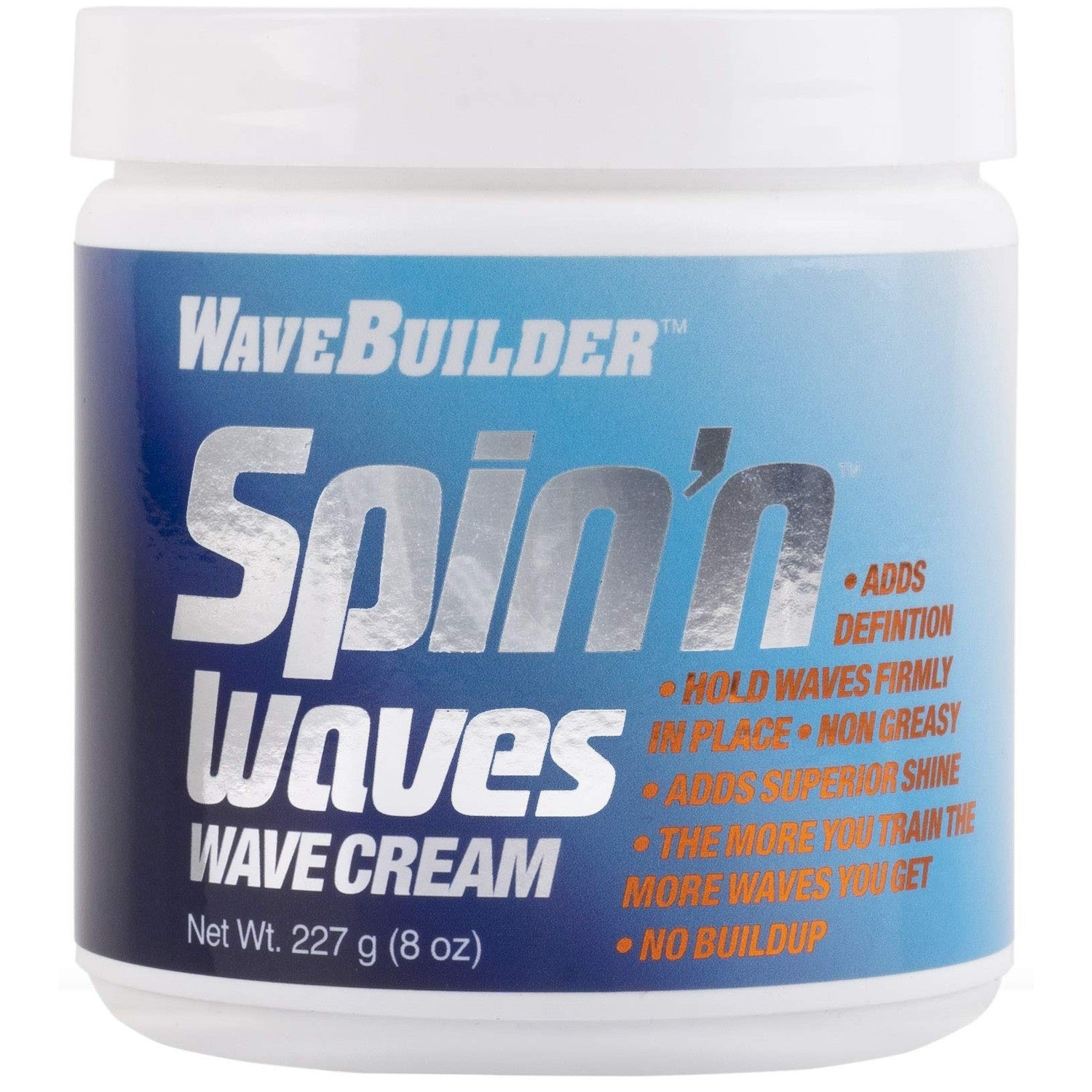 Buy now WaveBuilder Spin'n Waves Wave Cream | Non Greasy Adds Superior Shine on Hair, 8 oz at indiglob india