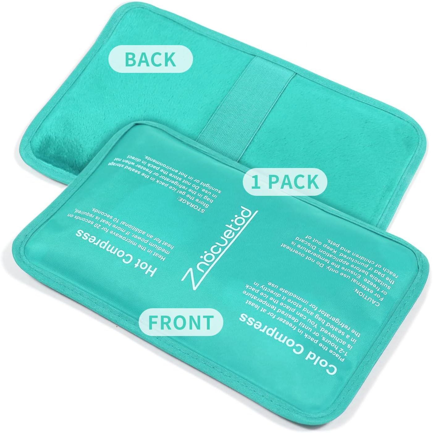 Buy now Gel Beads Ice Pack Ice Bag with Strap-1 Pack Reusable Hot & Cold Pack Compress for Knee, Shoulder, Foot, Back, Ankle, Neck, Hip, Elbow, Wisdom Tooth-7.76''x4.93''(Blue) Mint Green at indiglob india