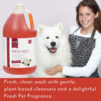Top Performance Fresh Pet Shampoo, 1-Gallon,Black