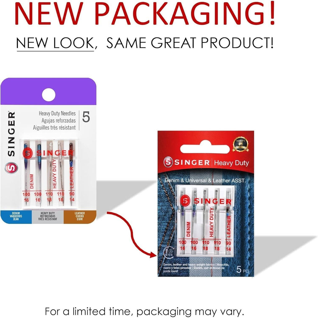 Buy now Singer 04801 Universal Heavy Duty Sewing Machine Needles, 5-Count at indiglob india
