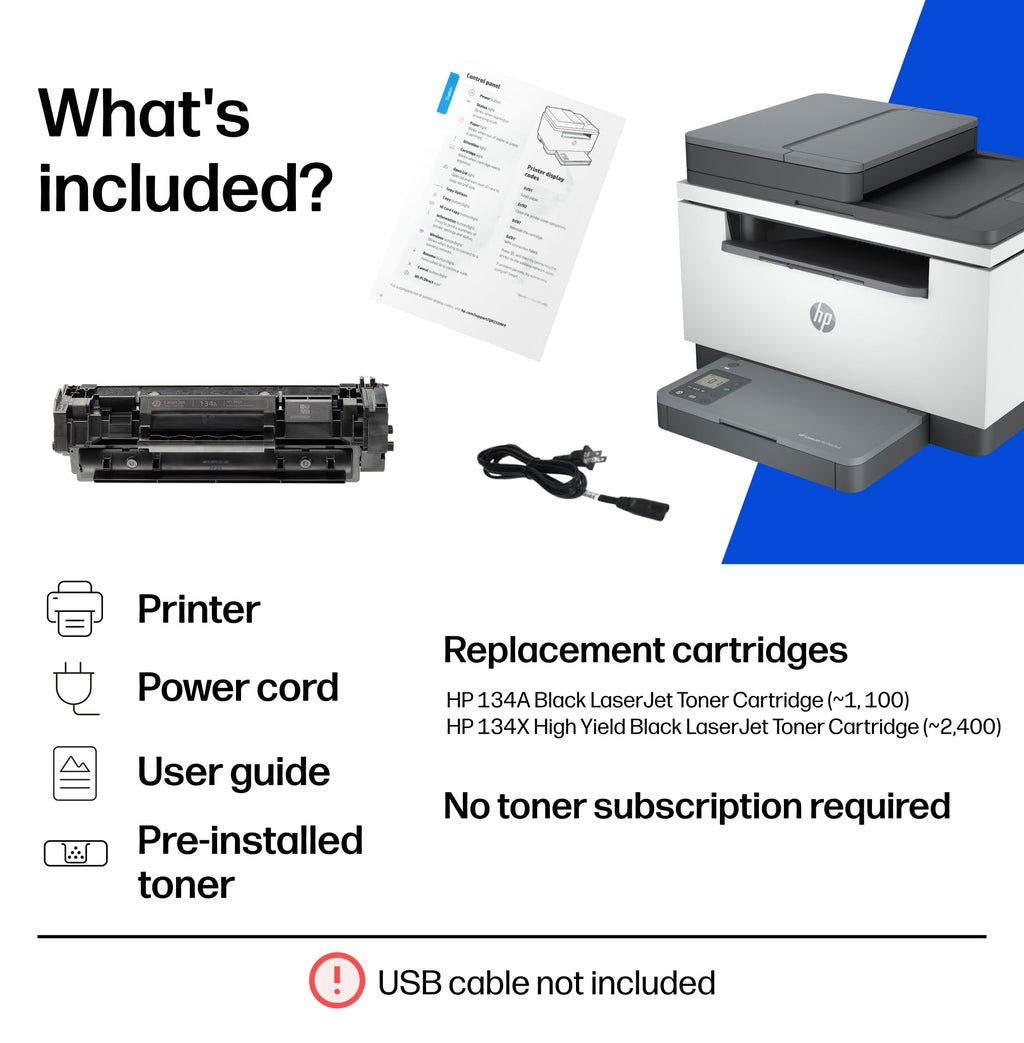 HP LaserJet MFP M234sdw Wireless Printer, Print, scan, Copy, Fast speeds, Easy Setup, Mobile Printing, Best-for-Small Teams