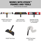 Rubbermaid Commercial Products HYGEN Quick-Connect Adjustable Extension Handle/Pole, Lightweight Cleaning Tool for Floors/Walls/Ceilings/Windows for Janitorial/Residential/Commercial/Business, Yellow