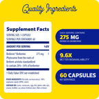 Enzymedica Berberine Phytosome High Absorption Supplement - 60 Caps