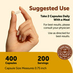 Vitamin B3 Niacinamide 500mg Per Capsule, 400 Capsules | 1,000mg Flush Free Niacin Per Serving, Essential B Vitamin Supplement | Non-GMO, Gluten Free
