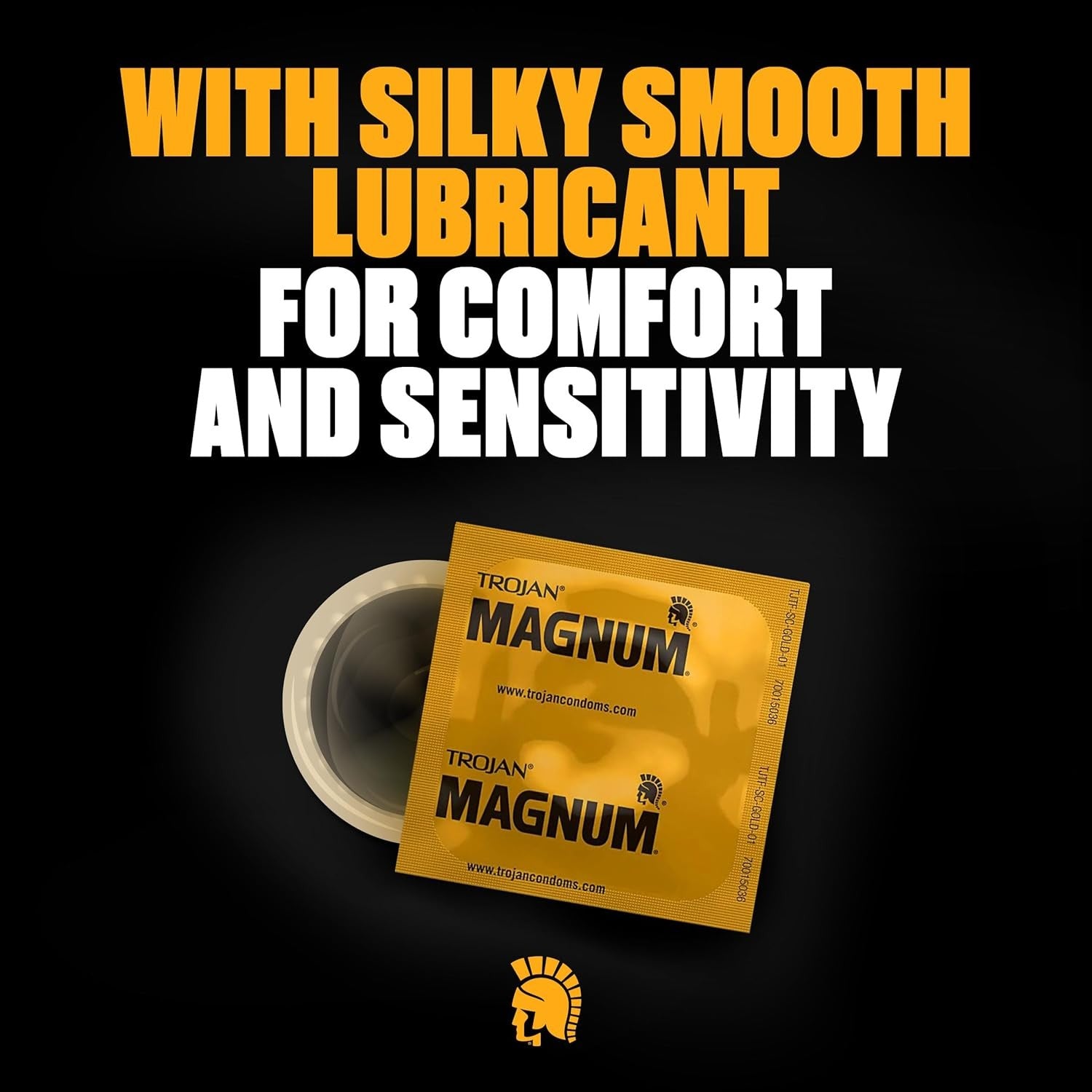 Buy now TROJAN Magnum Lubricated Large Condoms, Comfortable and Smooth Lubricated, America’s Number One Condom, 36 Count Pack at indiglob india
