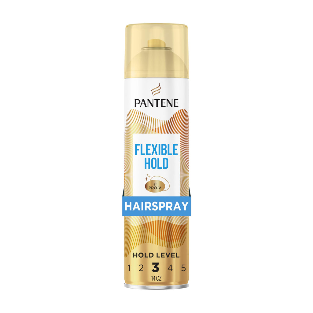 Pantene Alcohol-Free Hairspray Level 3, Flexible Hold, 14 oz