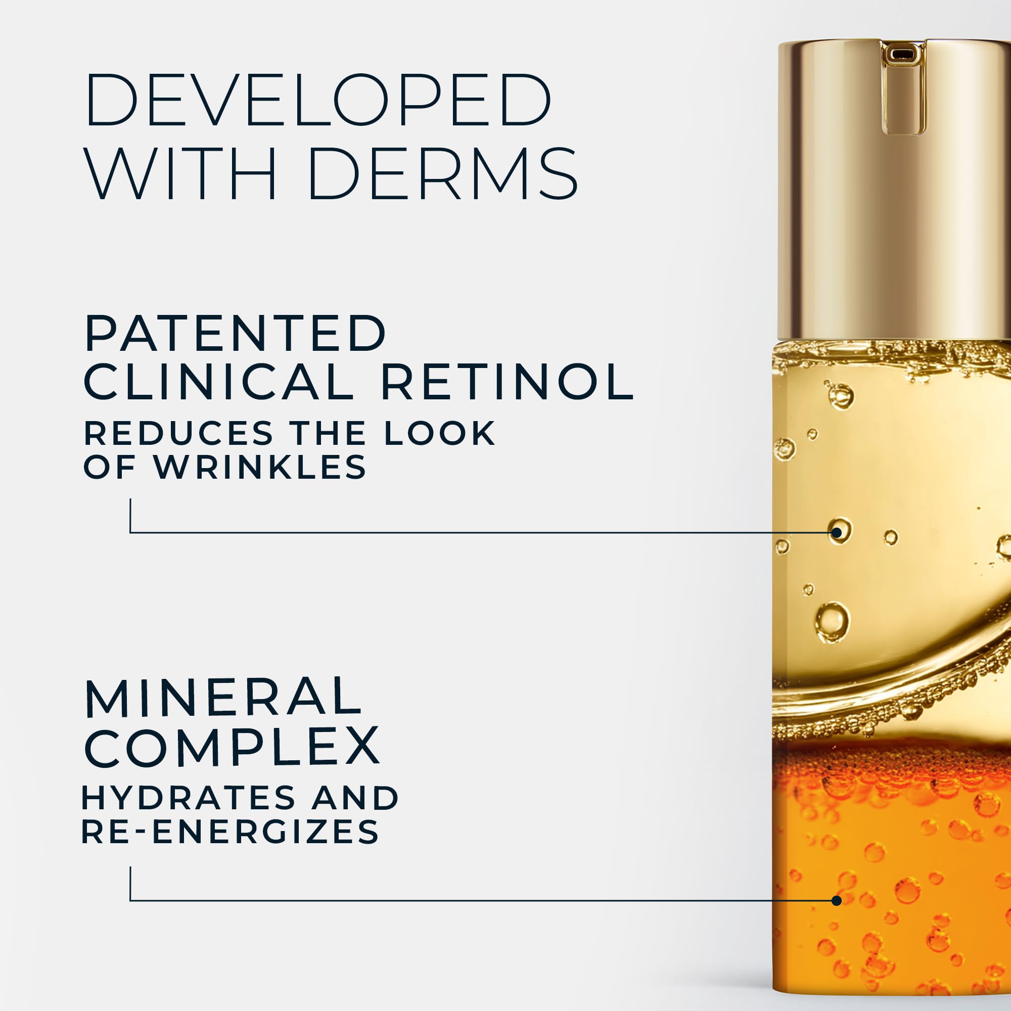 RoC Retinol Correxion Deep Wrinkle Retinol Face Serum, Ascorbic Acid, 1 0z | Anti-aging treatment for fine lines, dark spots, post acne scars, clinically proven, dermatologist-tested, packaging may vary