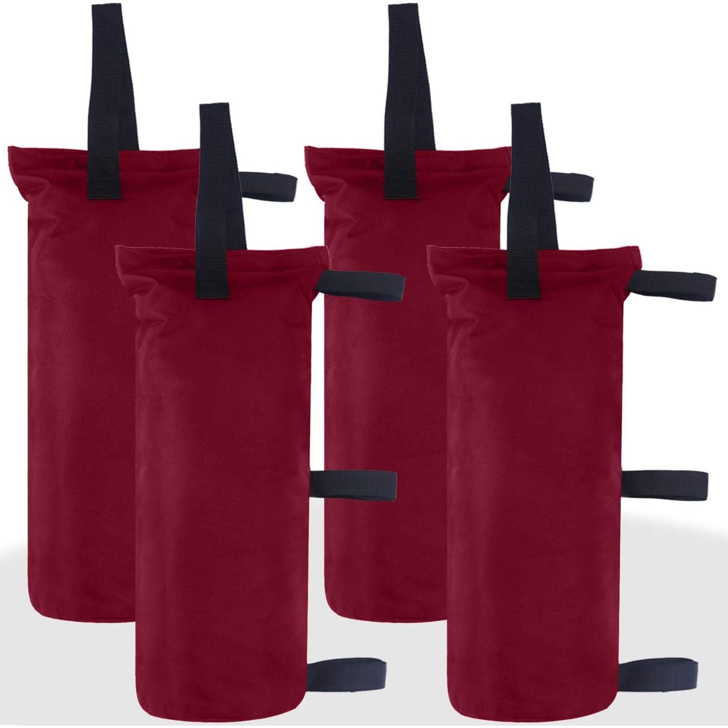 Buy now ABCCANOPY Canopy Weights Set of 4-120LBS Sand Bags for Pop up Tent, Weight Bags for Outdoor Gazebo, Trampoline, Pergola, Blue (Without Sand) 120lbs Burgundy at indiglob india