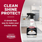 Buy now Weiman Quartz Countertop Cleaner and Polish (2 Pack w/Micro Towel) Clean and Shine Your Quartz Countertops Islands and Stone Surfaces with Ultra Violet Protection at indiglob india