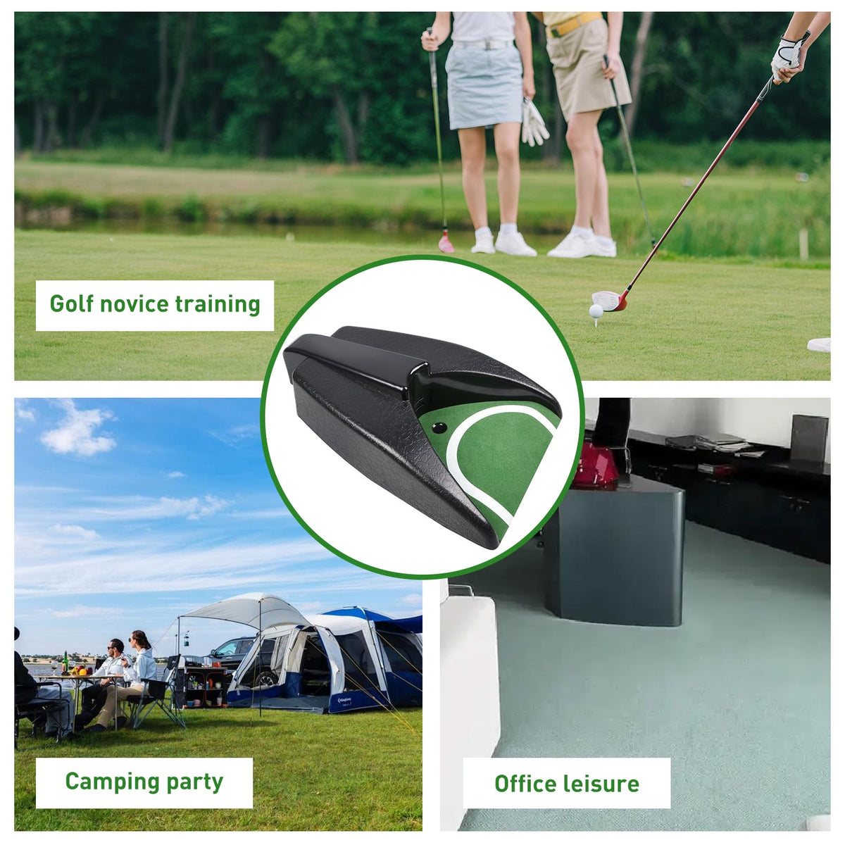 Golf Ball Return Putting Unit, Indoor Golf Putting Hole