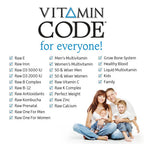 Garden of Life Vitamin Code Raw One for Men, Once Daily Multivitamin, 30 Capsules, One a Day Mens Vitamins plus Fruit, Veggies & Probiotics for Mens Health, Vegetarian Multivitamins