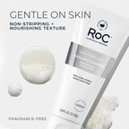 RoC Derm Correxion Serum Facial Cleanser with Niacinamide and Amino Acids | Sensitive skin face wash 6 oz, deeply cleanse oil, dirt, long-wear makeup, for healthy-looking skin, Ophthalmologist Tested