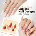 Modelones Short Almond Nail Tips, 360pcs. Premium imported for endless DIY nail designs. Perfect for creative styles!