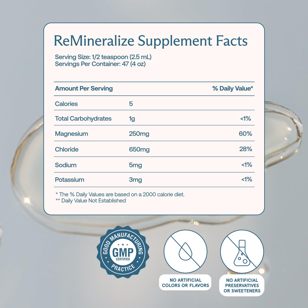 BodyBio ReMineralize - Essential Ionic Trace Minerals for Hydration & Detox