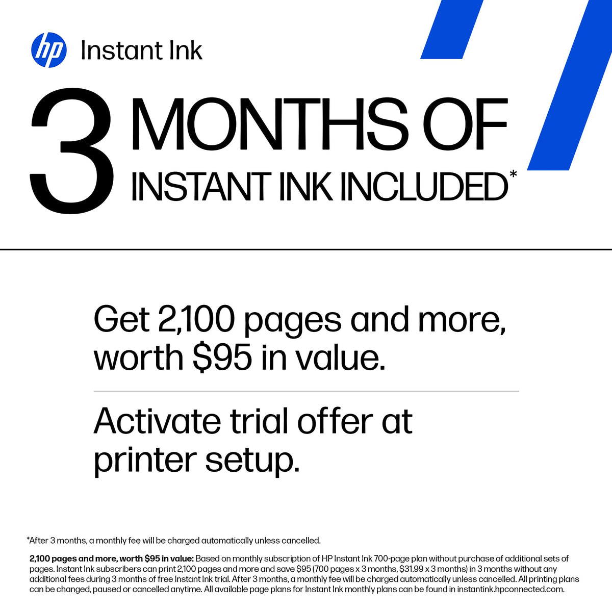 HP DeskJet 2855e Wireless All-in-One Color Inkjet Printer, Scanner, Copier, Best-for-home, 3 month Instant Ink trial included. This printer is only 2.4 ghz capable. (588S5A)