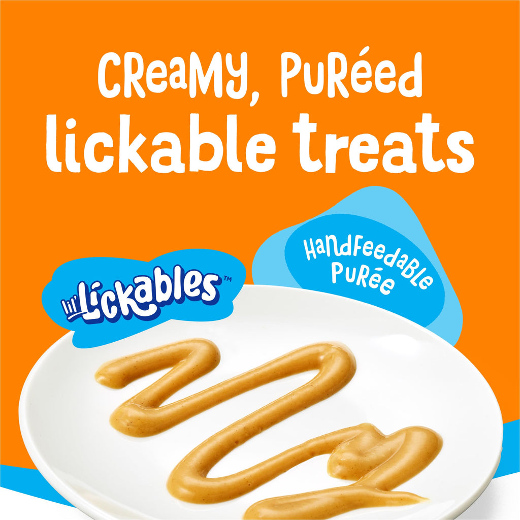 Friskies Purina Lil Lickables Cat Treats Variety Pack, 20 Ct, 10 oz