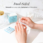 butter LONDON Pre-Soaked Nail Polish Remover Pads, Nail Scrubbers - 2-in-1 Prep & Lacquer Remover Nail Wipes - Gel Fingernail Polish Remover - Cruelty-Free, Paraben-Free, & Gluten-Free