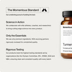 Momentous Turmeric Supplement, Meriva Curcumin, 1,000mg per Serving
