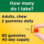 Nature Made Vitamin D3 5000 IU per Serving, 80 Vitamin D Gummies
