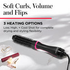 REVLON One-Step Root Booster Round Brush Hair Dryer and Styler, 1.5" Barrel