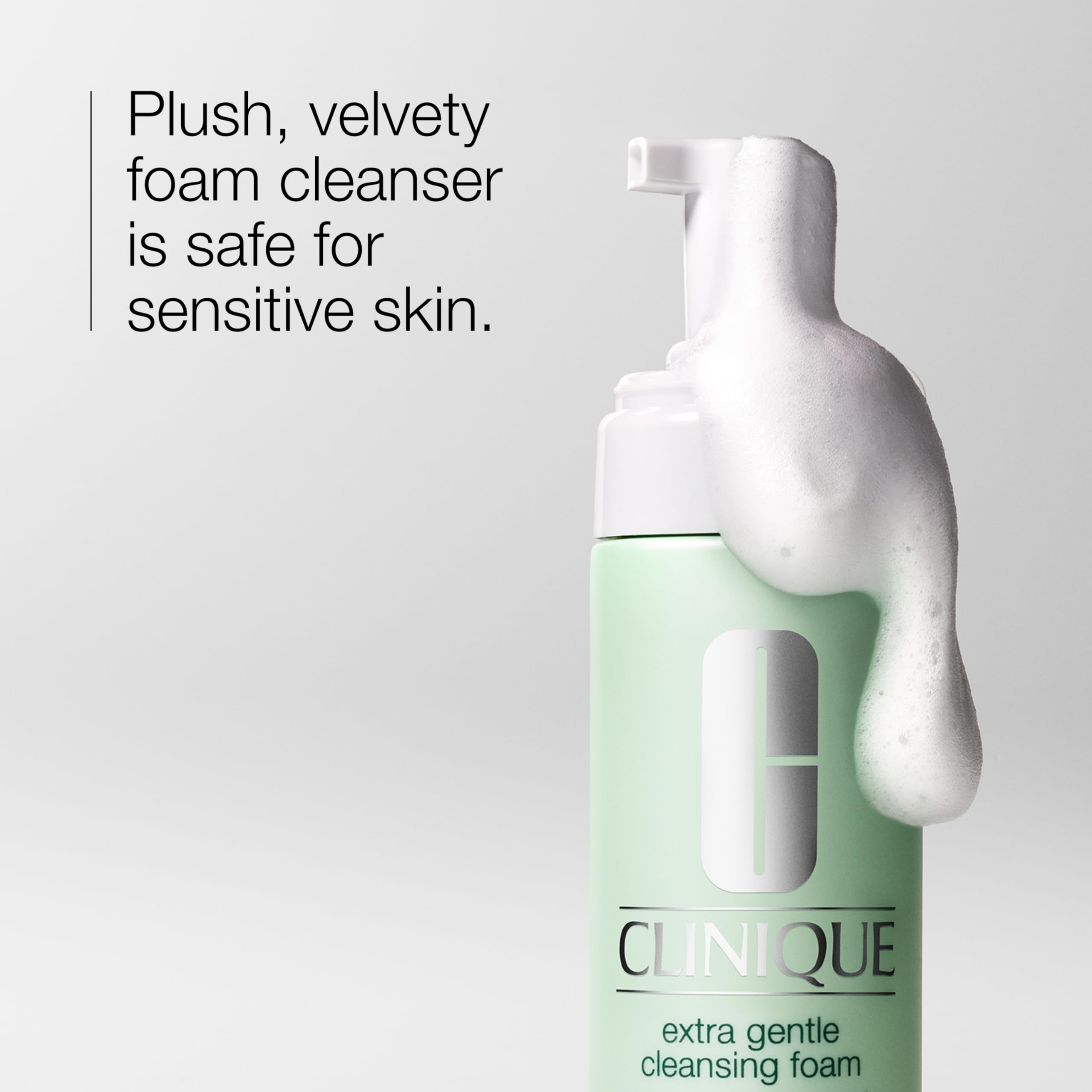 Buy now Clinique 3-Step Extra Gentle Mild Cleansing Foam Face Cleanser | For Dry + Sensitive Skin | Non-Irritating, Cleansing + Comforting, 4.2 Fl Oz at indiglob india