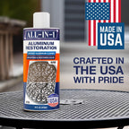 Aluminum Cleaner & Restorer Brightens Patio Furniture, Wrought Iron & Metal