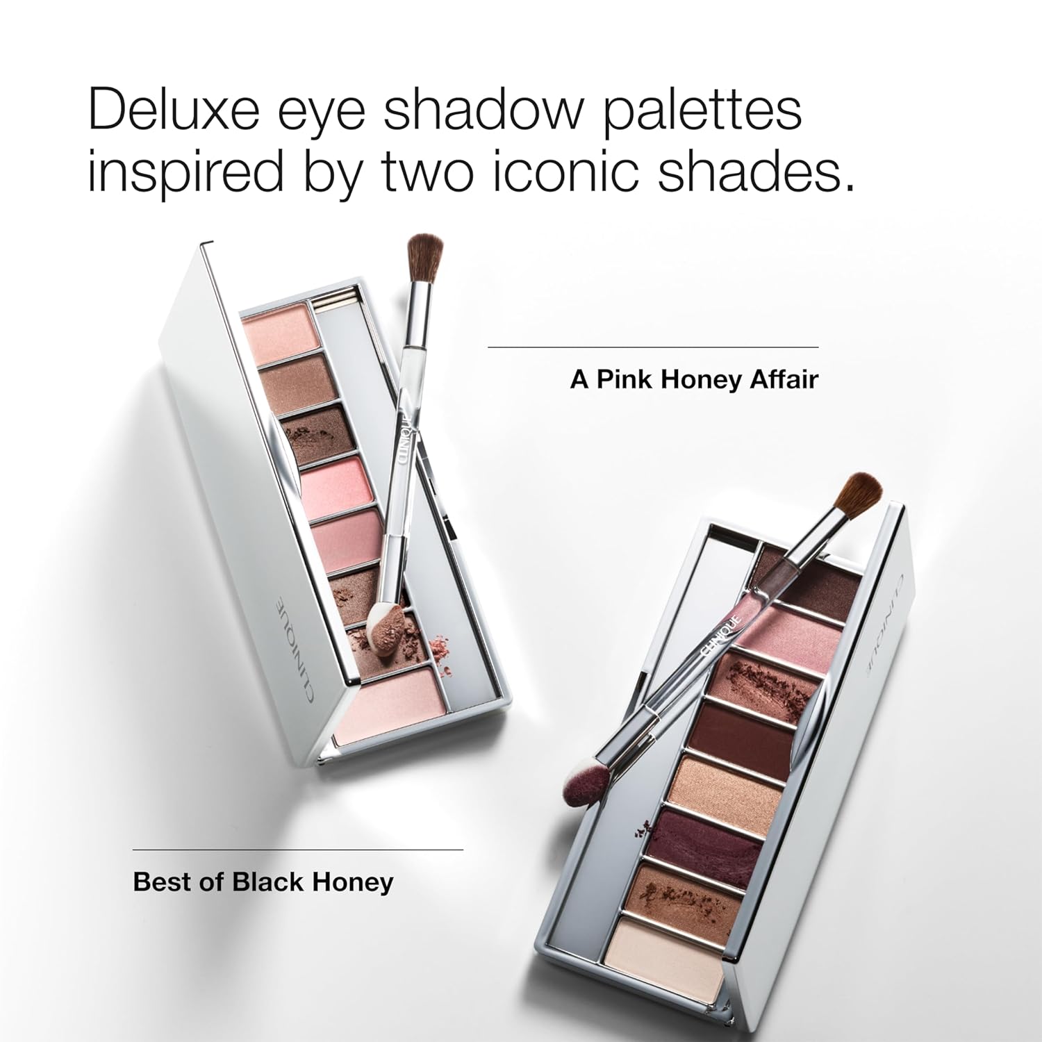Buy now Clinique All About Shadow Eye Shadow Palette, 8 Silky + Buildable Shades | Black Honey, Pink and Nude Honey | Safe For Sensitive Eyes at indiglob india